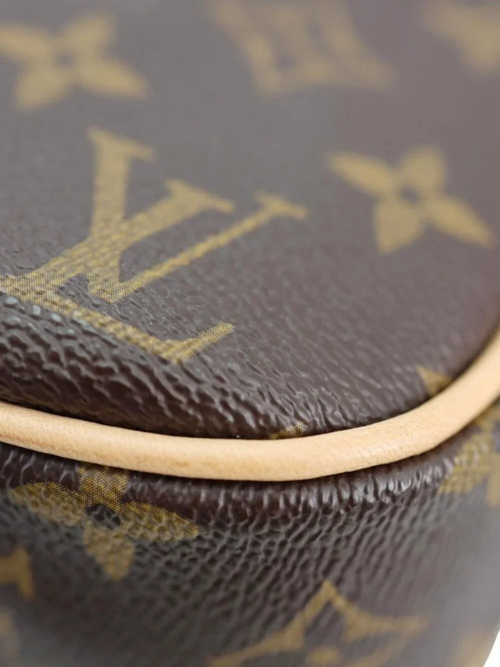 Louis Vuitton 2 Hangers Monogram Canvas Garment Cover Bag Brown